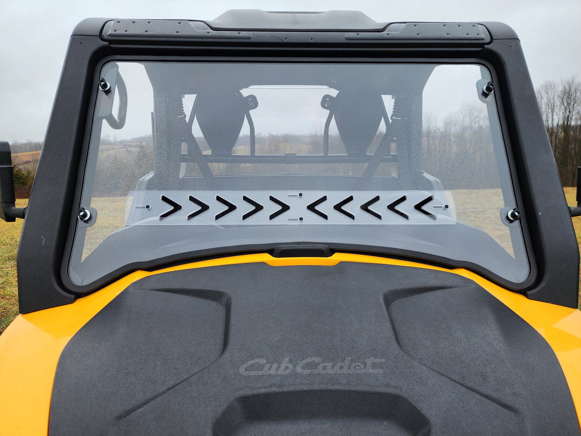 Cub Cadet Challenger MX550/750 - 1 Pc Windshield with Optional Scratch - Resistant Coating and Vents - 3 Star UTV