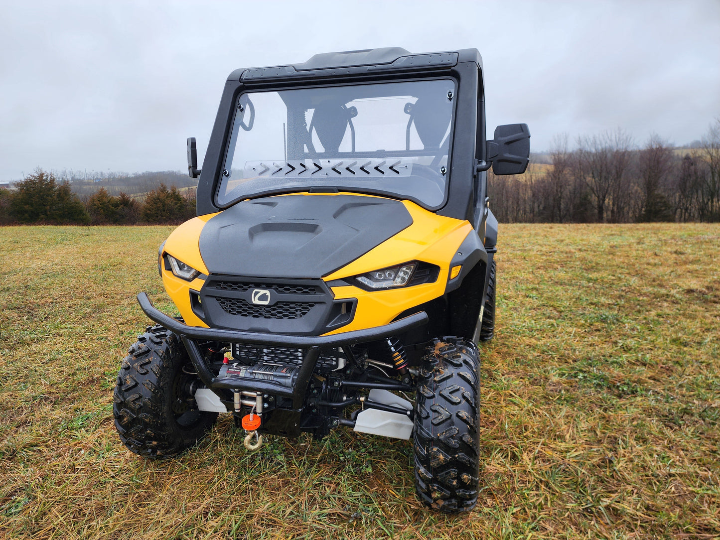 Cub Cadet Challenger MX550/750 - 1 Pc Windshield with Optional Scratch-Resistant Coating and Vents - 3 Star UTV
