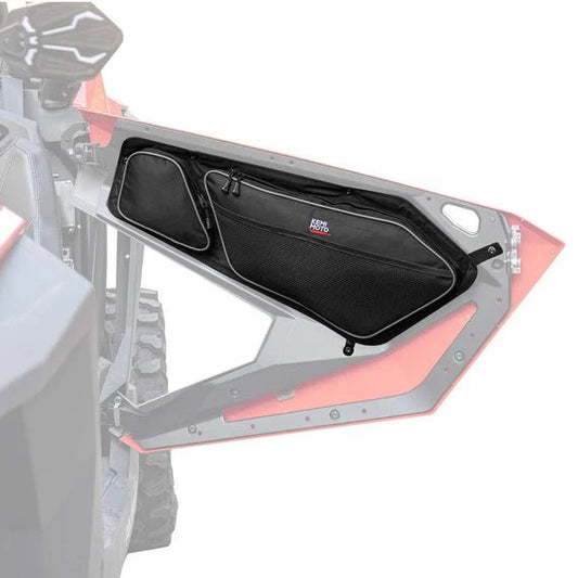 Front Door Bags with Removable Knee Pad for RZR PRO XP 2020 - 2024 - 3 Star UTV