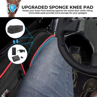 Front Side Door Bags with Knee Pad for Polaris RZR XP 1000 - 3 Star UTV