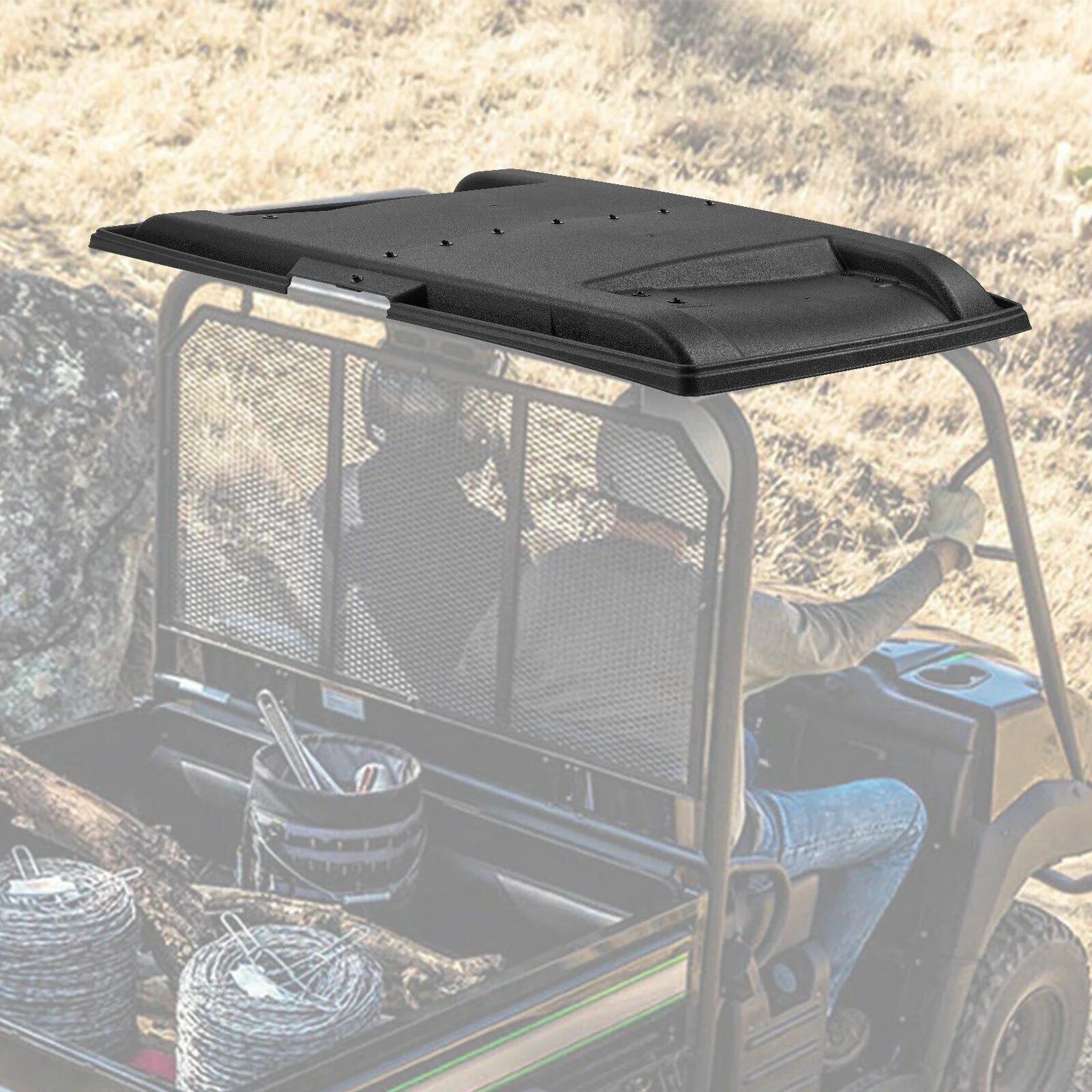 Hard Roof Top for Kawasaki Mule 2010 2510 3010 4010 - 3 Star UTV