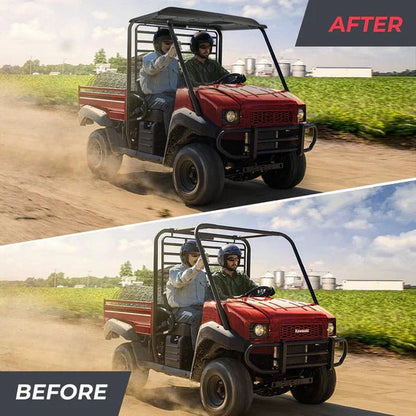 Hard Roof Top for Kawasaki Mule 2010 2510 3010 4010 - 3 Star UTV