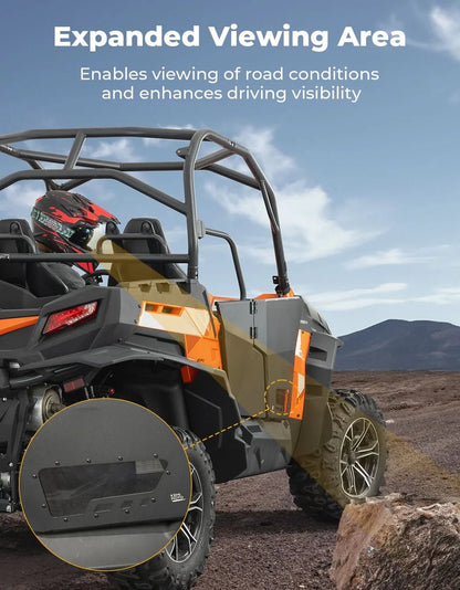 Heavy-Duty Aluminum Doors for CFMOTO ZFORCE 500 / 800 / 1000 - 3 Star UTV
