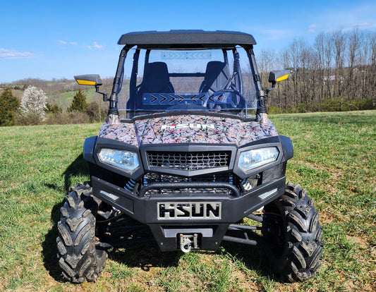 HiSun Strike 1000 Crew - 1 Pc General - Purpose Windshield - 3 Star UTV