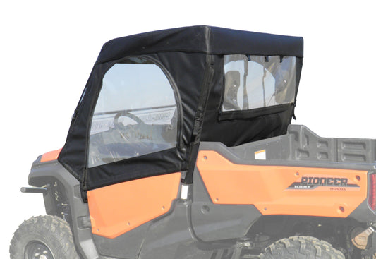 Honda Pioneer 1000 - Full Cab Enclosure for Hard Windshield (Upper Doors) - 3 Star UTV