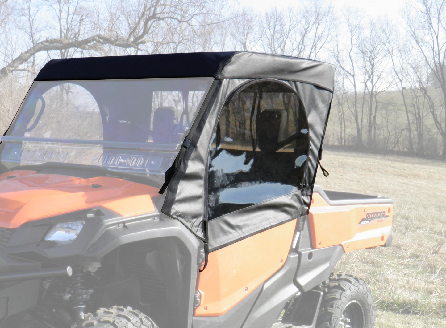 Honda Pioneer 1000 - Full Cab Enclosure for Hard Windshield (Upper Doors) - 3 Star UTV