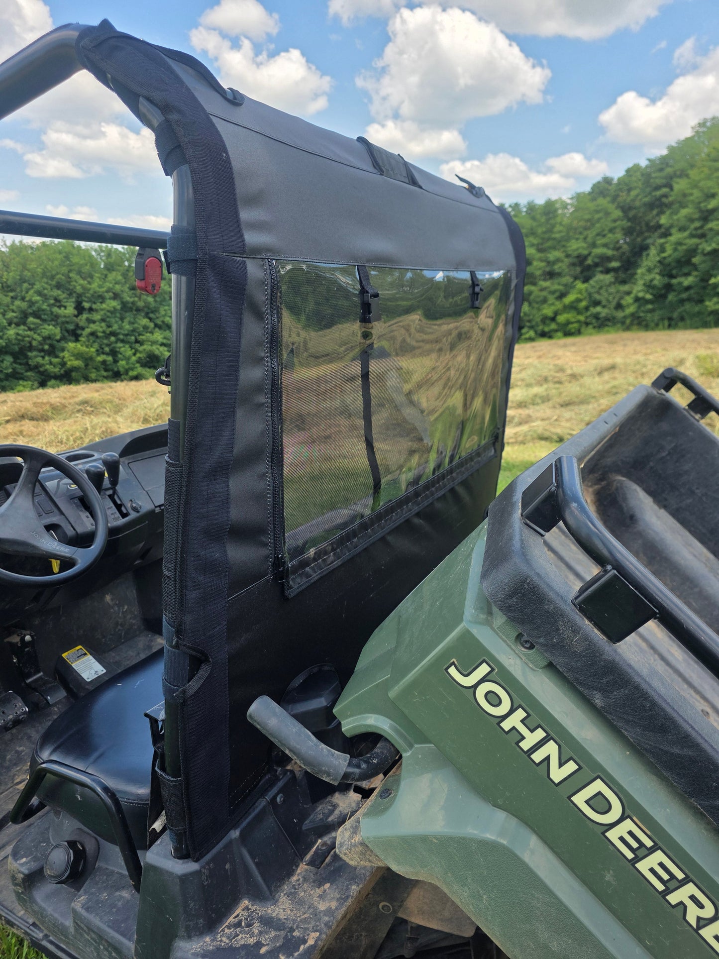 John Deere Gator 550/560/590 - Soft Back Panel with Mesh/Vinyl Window - 3 Star UTV