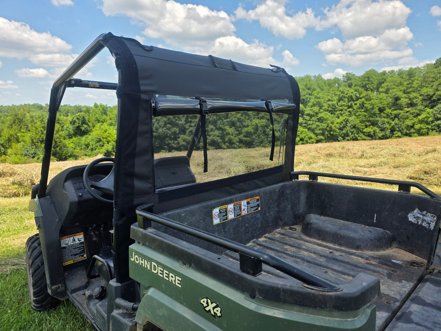 John Deere Gator 550/560/590 - Soft Back Panel with Mesh/Vinyl Window - 3 Star UTV