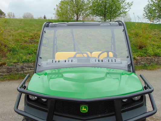 John Deere Gator 835/865 - 1 Pc Lexan Windshield w/Vent and Hard Coat Options - 3 Star UTV