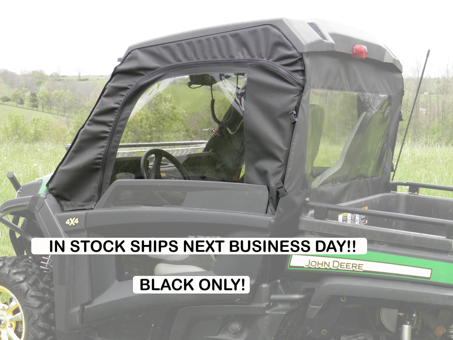 John Deere Gator 850i/860i - Soft Upper Doors with Lower Door Insert Option - 3 Star UTV