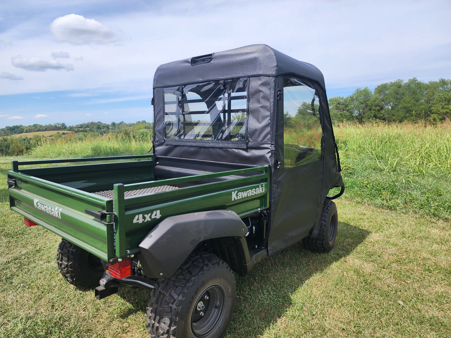 Kawasaki Mule 4000/4010 - Full Cab Enclosure for Hard Windshield - 3 Star UTV