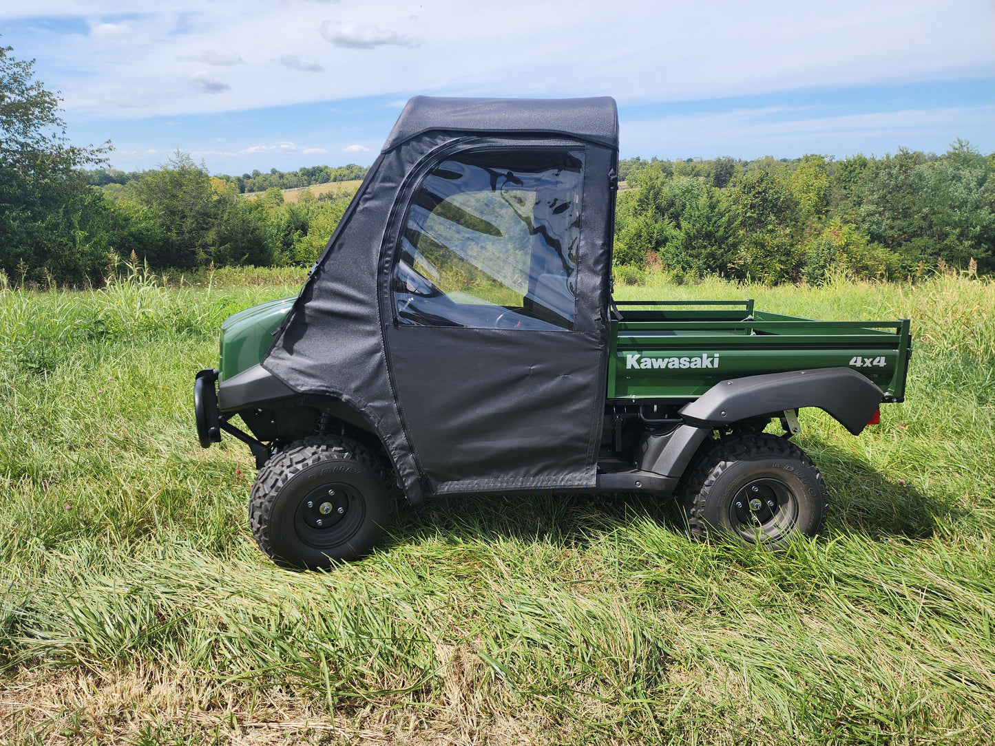 Kawasaki Mule 4000/4010 - Full Cab Enclosure for Hard Windshield - 3 Star UTV