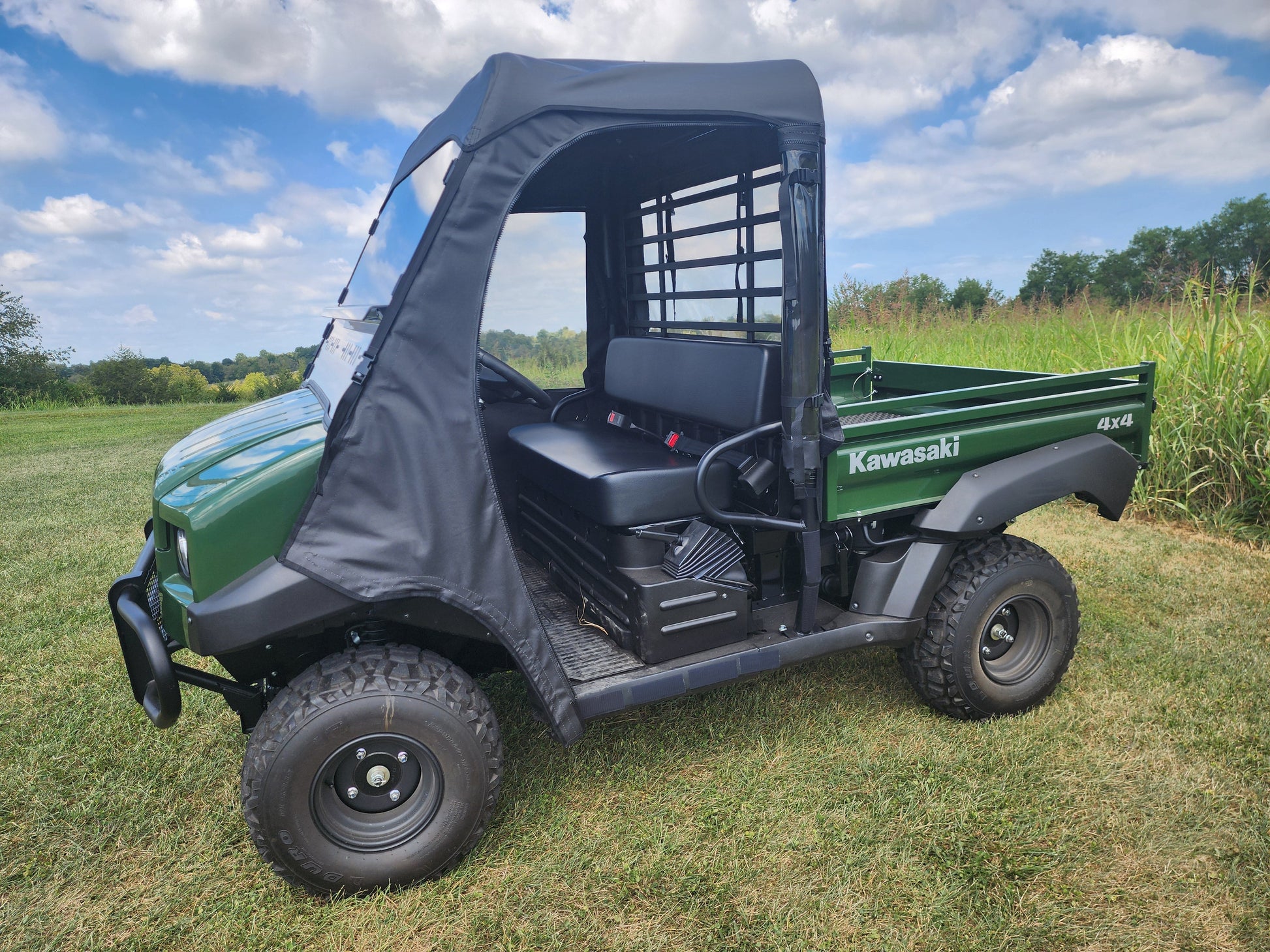 Kawasaki Mule 4000/4010 - Full Cab Enclosure for Hard Windshield - 3 Star UTV