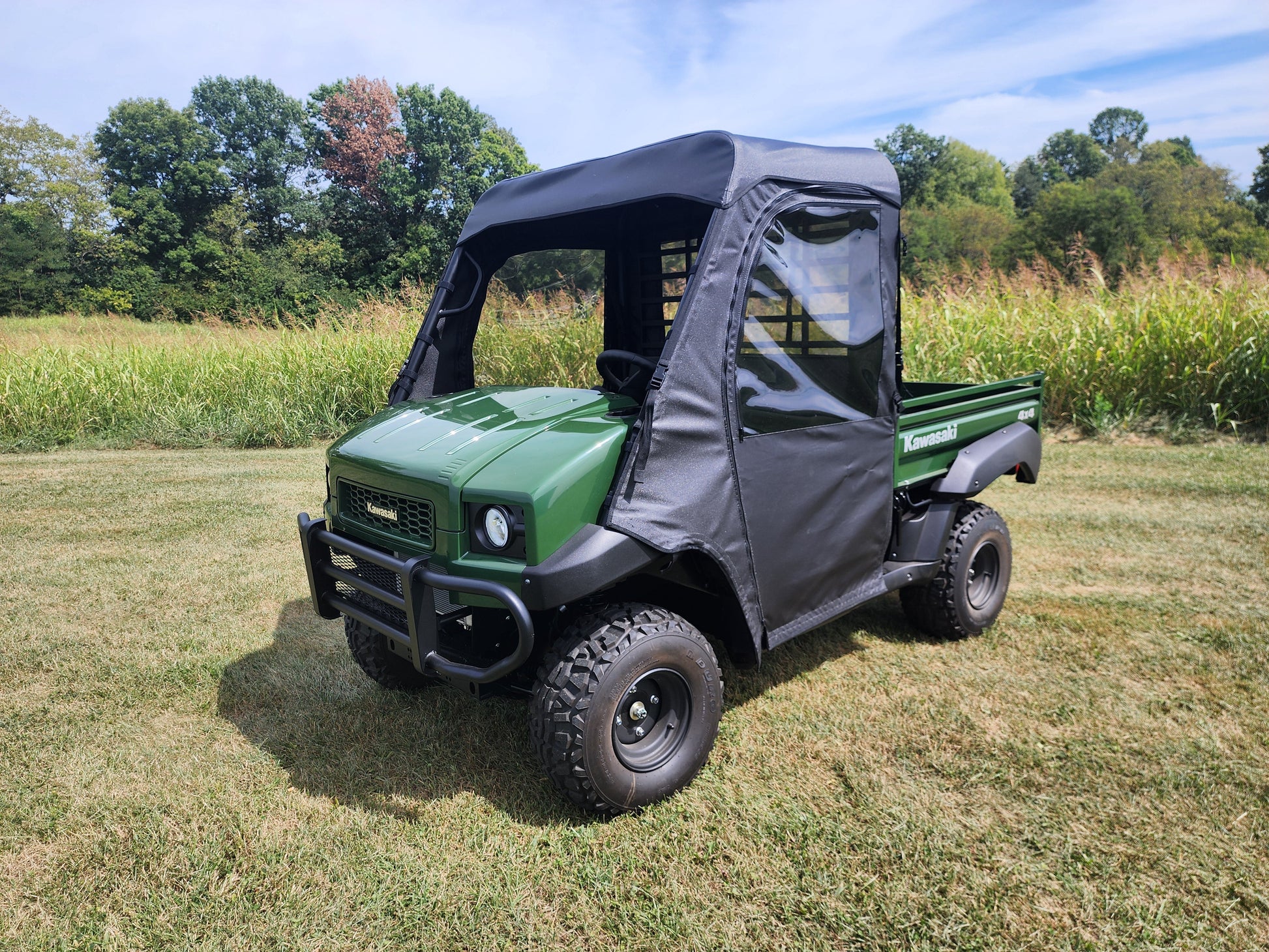 Kawasaki Mule 4000/4010 - Full Cab Enclosure for Hard Windshield - 3 Star UTV