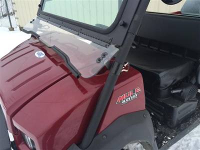 Kawasaki MULE 4000/4010 Laminated Glass Windshield - 3 Star UTV
