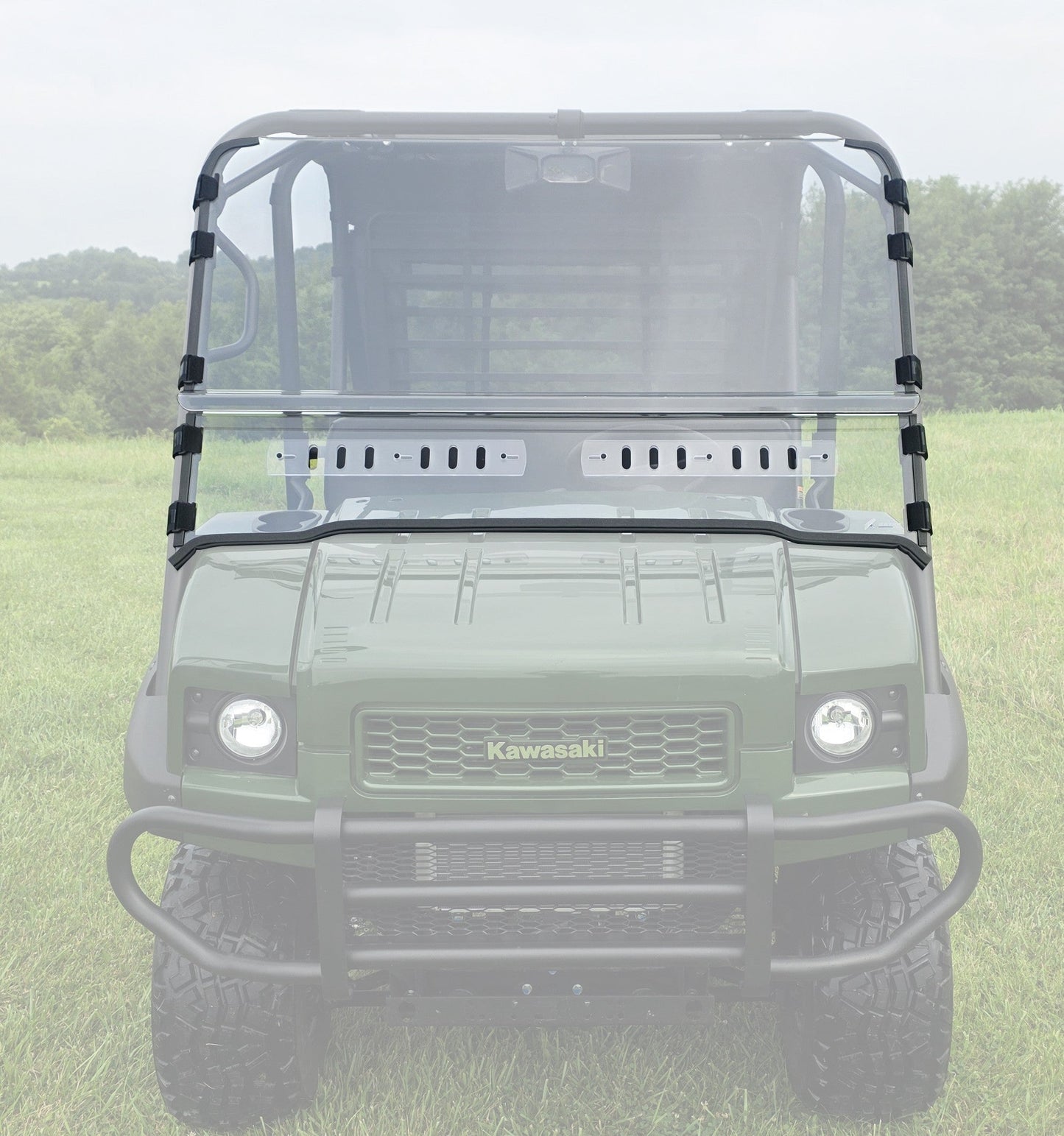 Kawasaki Mule 4000/4010 Trans - 2 Pc General-Purpose Windshield - 3 Star UTV
