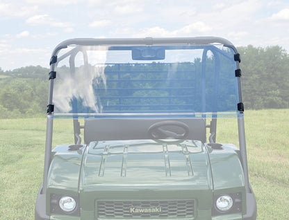 Kawasaki Mule 4000/4010 Trans - 2 Pc Scratch-Resistant Windshield - 3 Star UTV