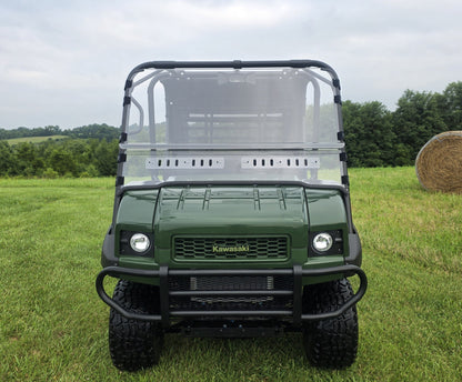 Kawasaki Mule 4000/4010 Trans - 2 Pc Scratch-Resistant Windshield - 3 Star UTV