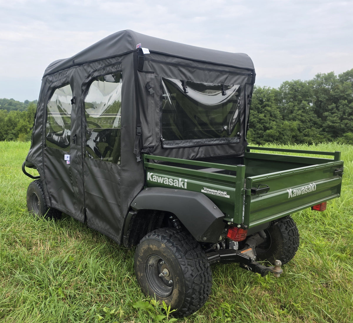 Kawasaki Mule 4000/4010 Trans - Full Cab Enclosure for Hard Windshield - 3 Star UTV