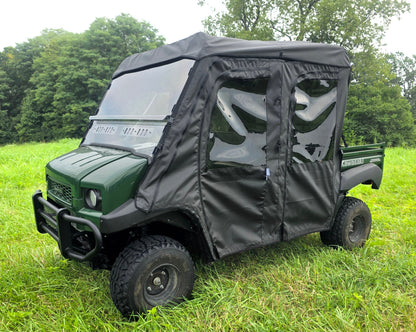 Kawasaki Mule 4000/4010 Trans - Full Cab Enclosure for Hard Windshield - 3 Star UTV