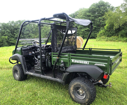 Kawasaki Mule 4000/4010 Trans - Soft Back Panel with Mesh/Vinyl Window - 3 Star UTV