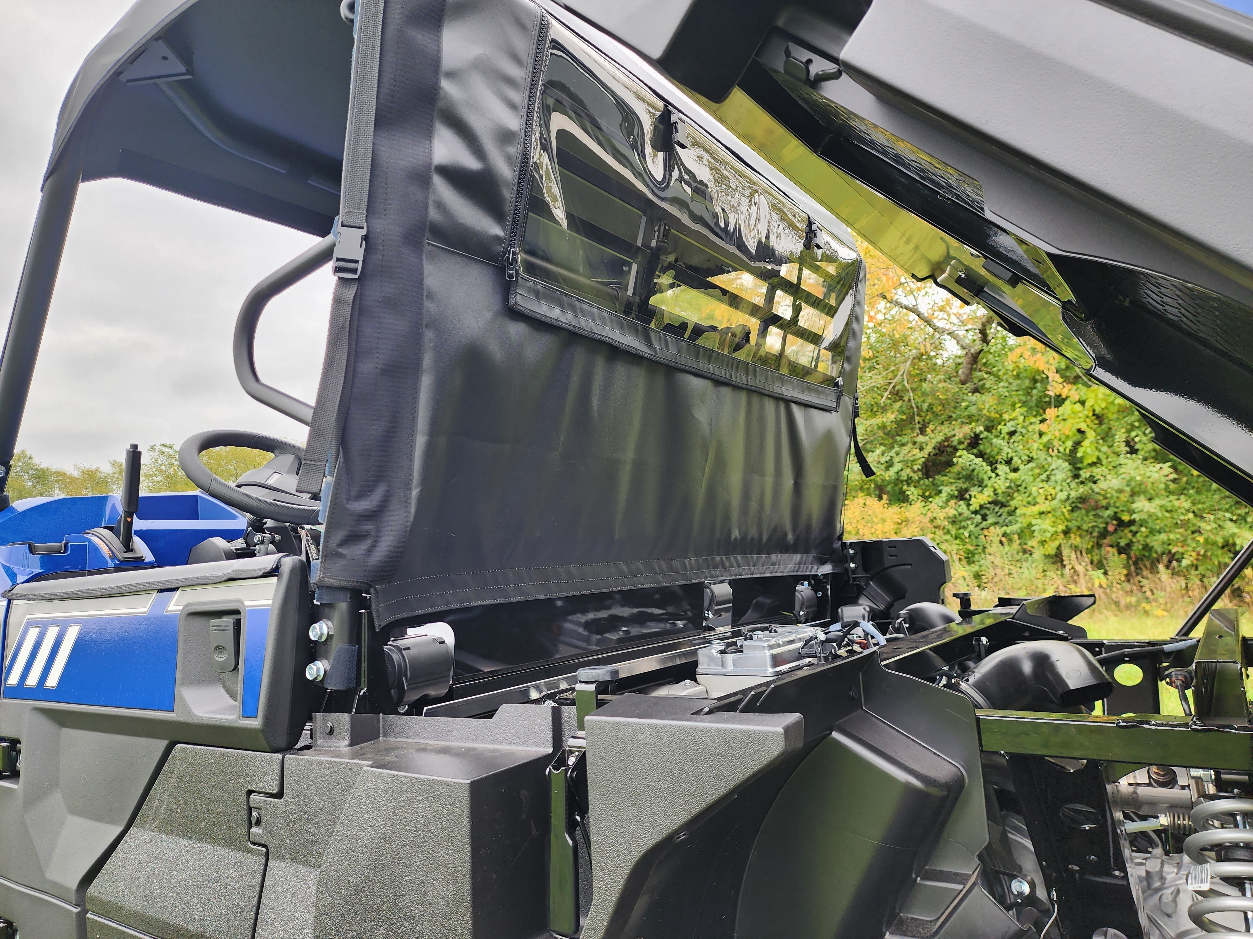 Kawasaki Pro FXR - Heavy-Duty Canvas Rear Panel – 3 Star UTV