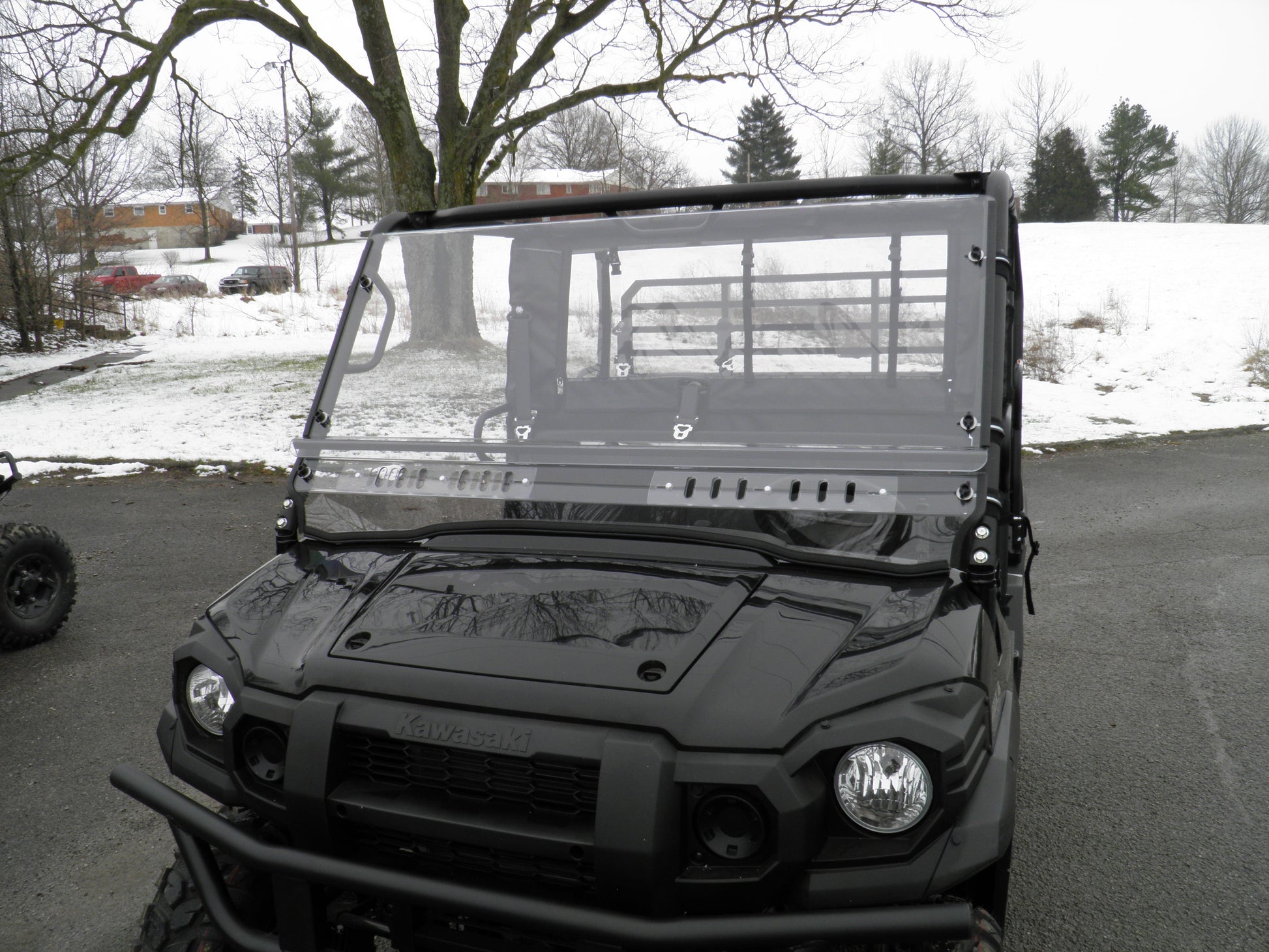 Kawasaki Pro FXT - 2 Pc Scratch - Resistant Windshield - 3 Star UTV