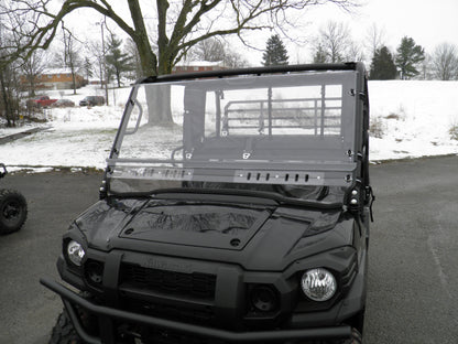 Kawasaki Pro FXT - 2 Pc Scratch - Resistant Windshield - 3 Star UTV