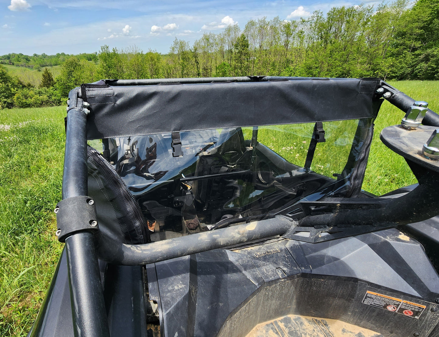 Kawasaki Teryx KRX Crew - Canvas Rear Panel - 3 Star UTV