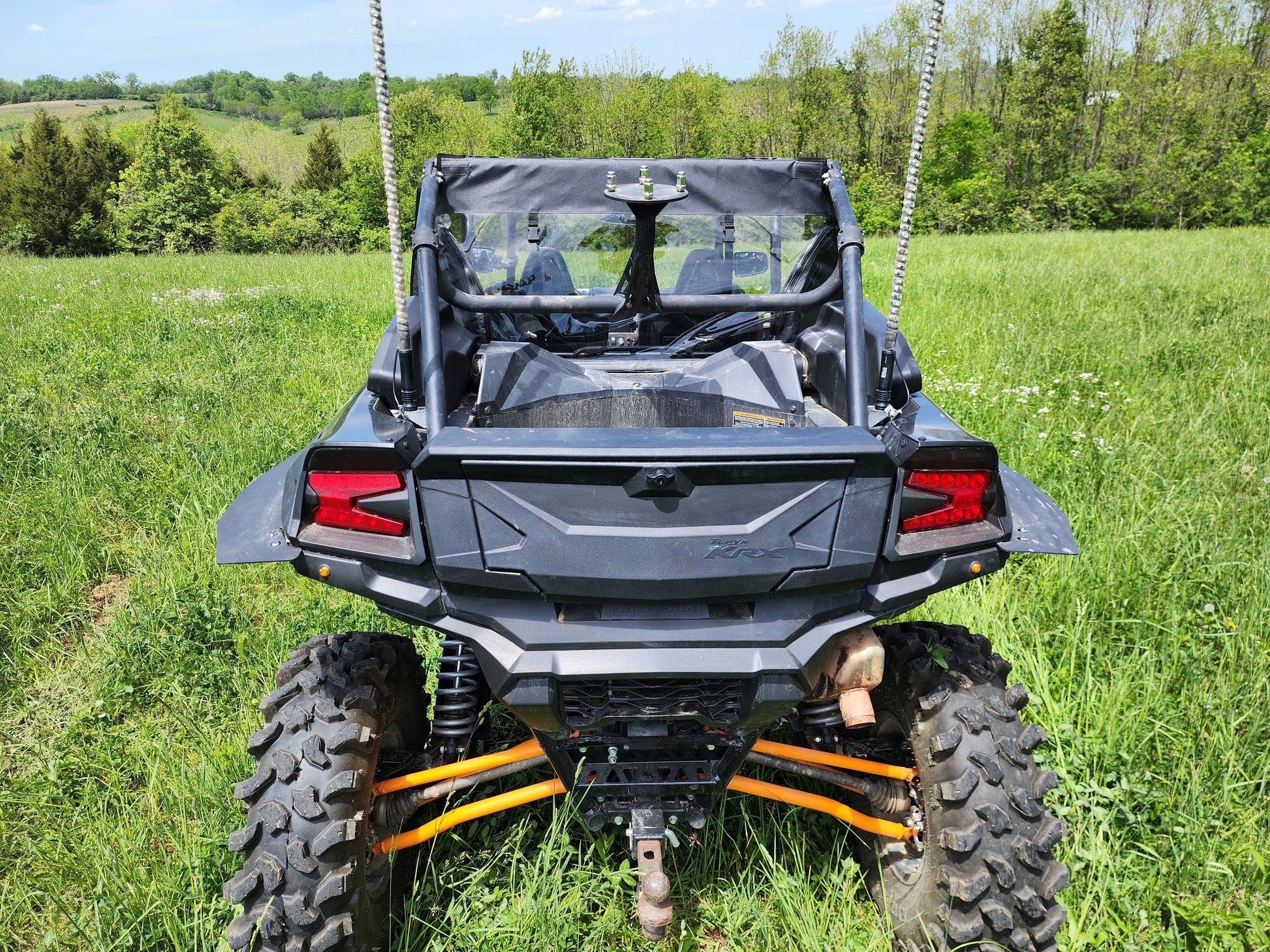 Kawasaki Teryx KRX Crew - Canvas Rear Panel - 3 Star UTV