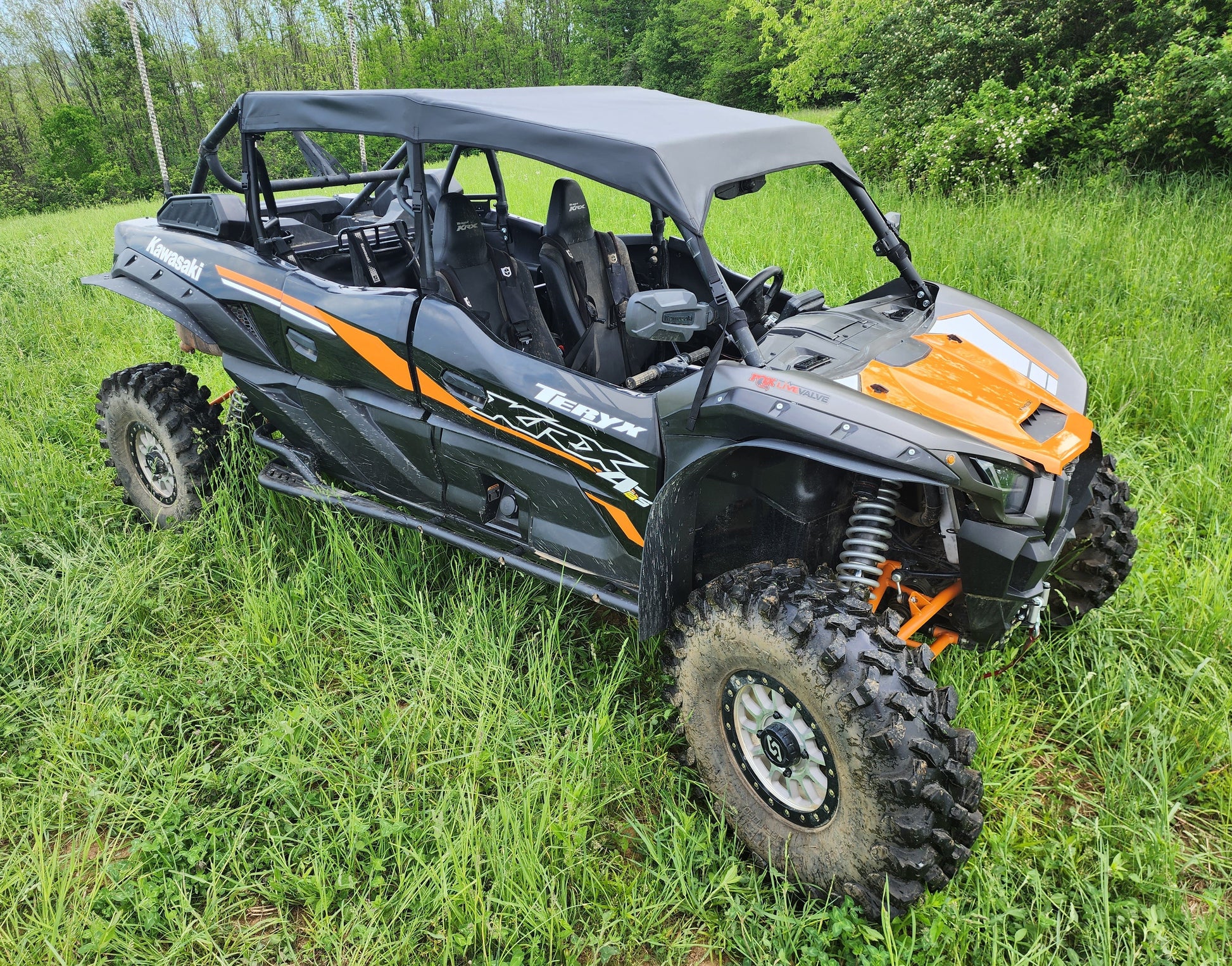 Kawasaki Teryx KRX - Full Cab Enclosure for Hard Windshield - 3 Star UTV