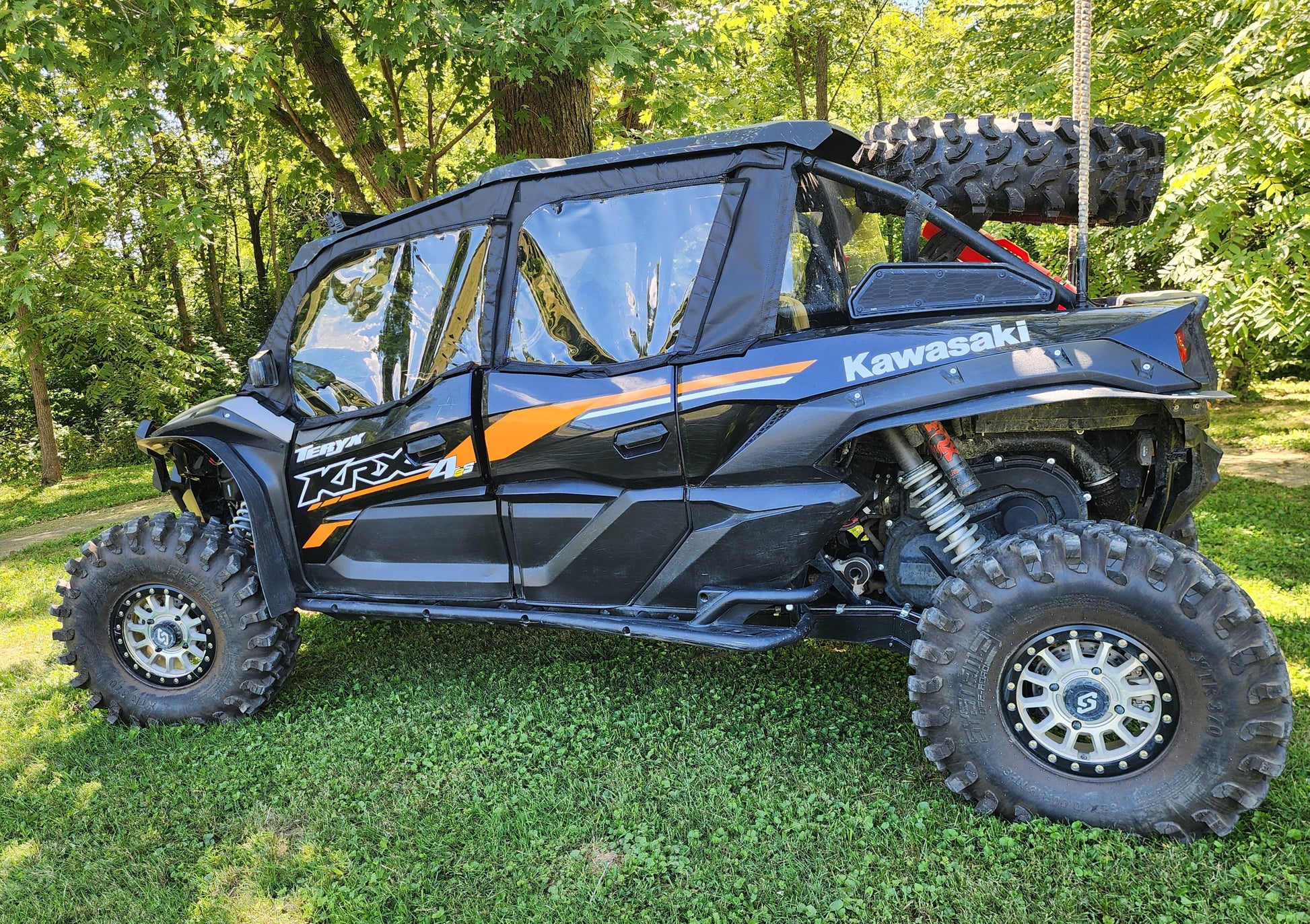 Kawasaki Teryx KRX - Full Cab Enclosure for Hard Windshield - 3 Star UTV