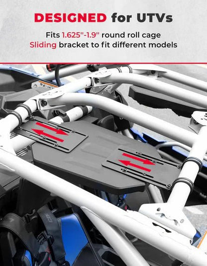 Kemimoto - 6.5" UTV Bluetooth Sound System Speakers for UTVs with 1.625" to 1.9" Roll Bars (Copy) - 3 Star UTV