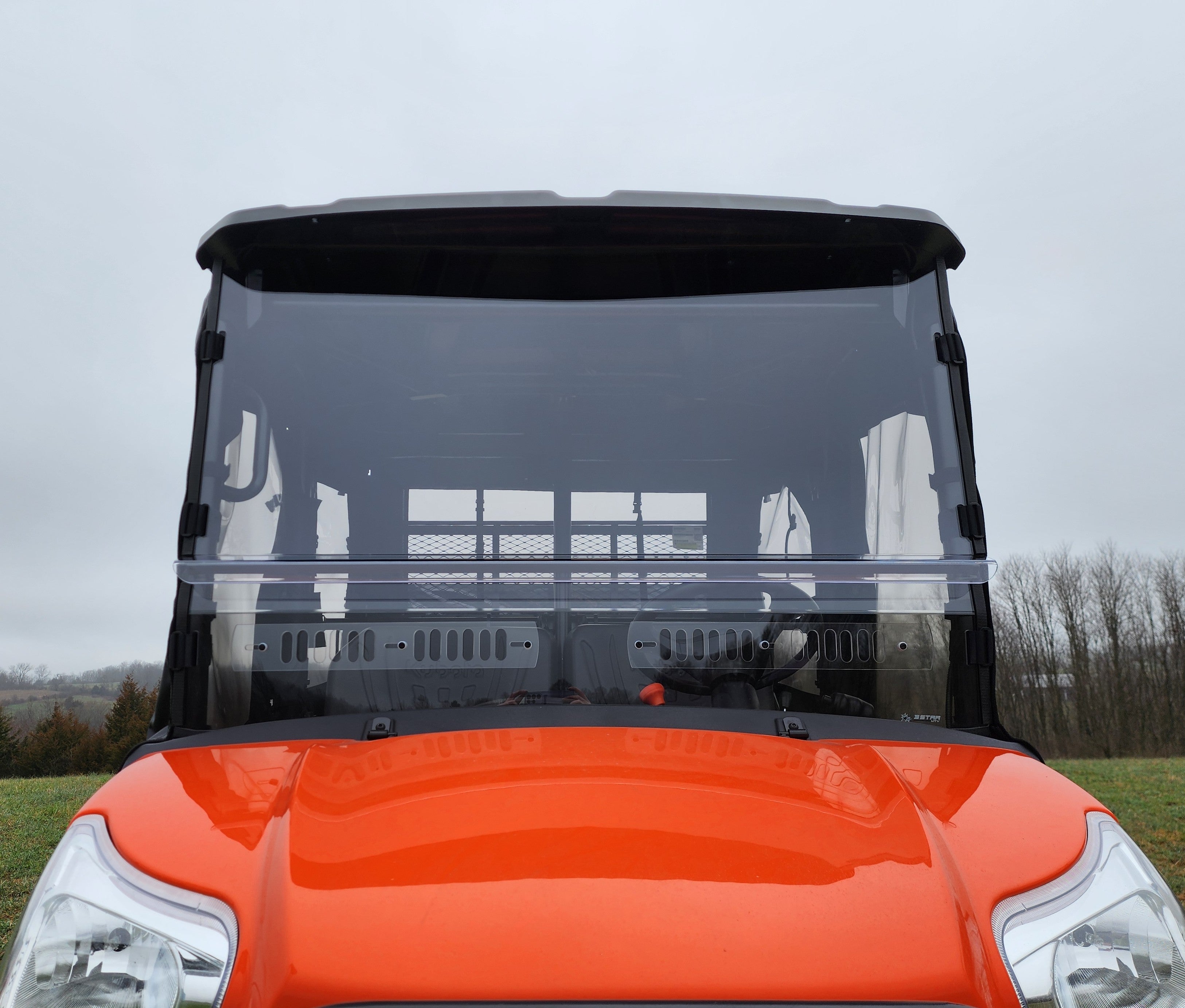 Kubota RTV X1140 - 2 Pc Scratch-Resistant Windshield – 3