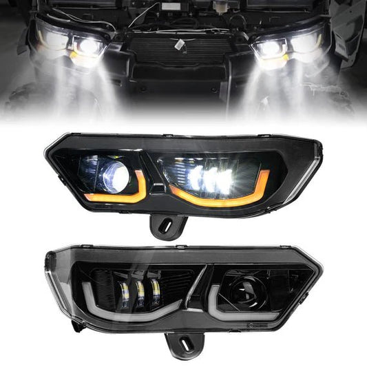 LED Headlights Assembly Kit for Can - Am Defender HD10|9|8|7|5 - 3 Star UTV