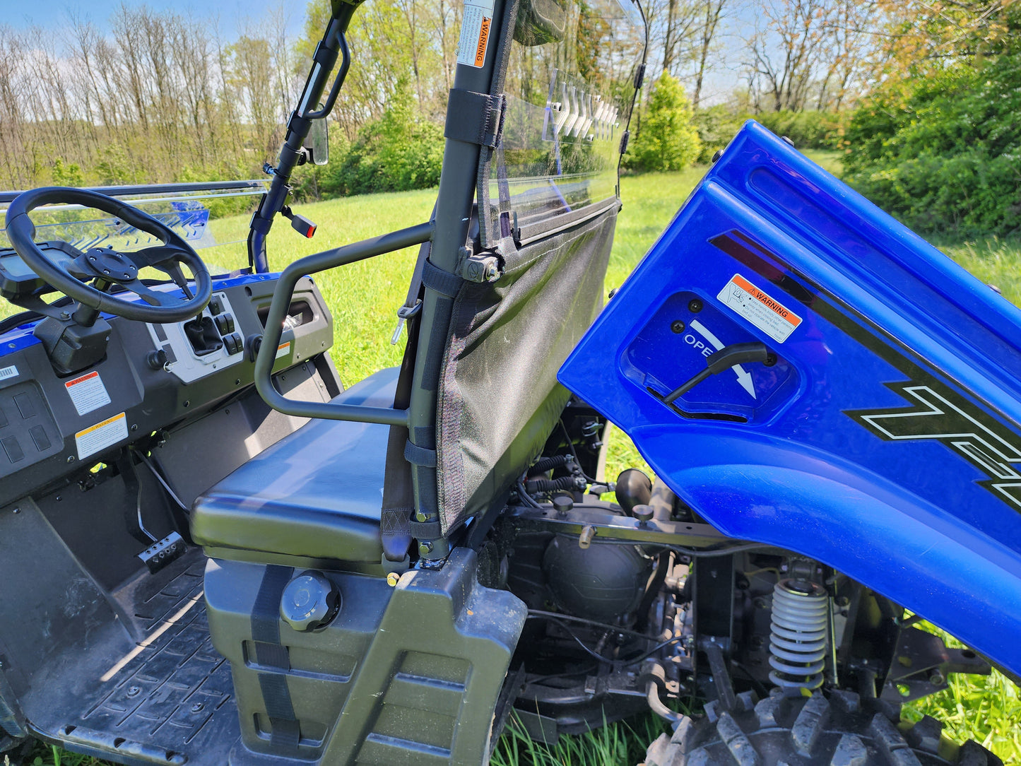 Massimo T - Boss 410 - 1 Pc Polycarbonate Rear Windshield - 3 Star UTV