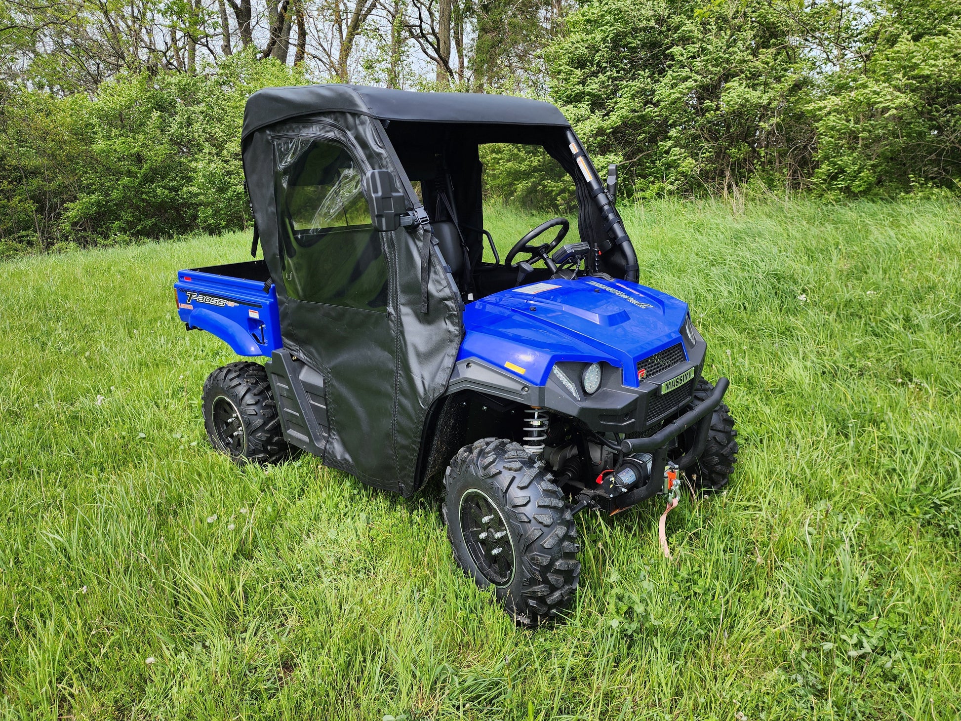 Massimo T - Boss 410 - Full Cab Enclosure for Hard Windshield - 3 Star UTV