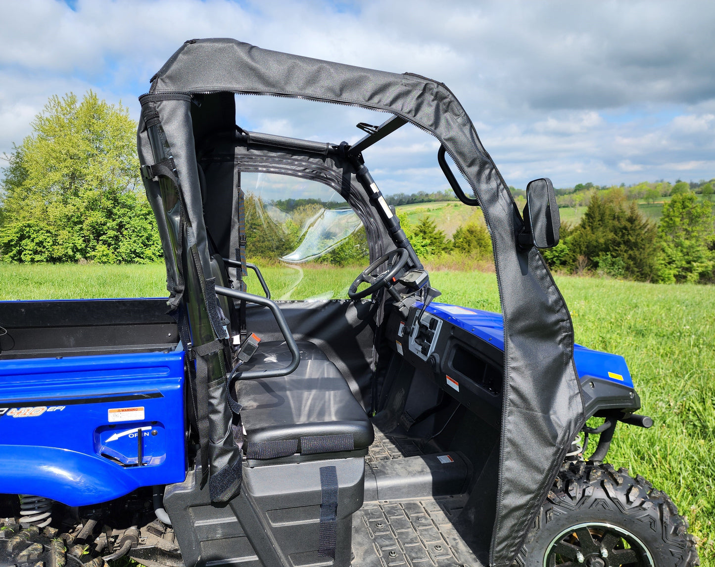 Massimo T - Boss 410 - Full Cab Enclosure for Hard Windshield - 3 Star UTV