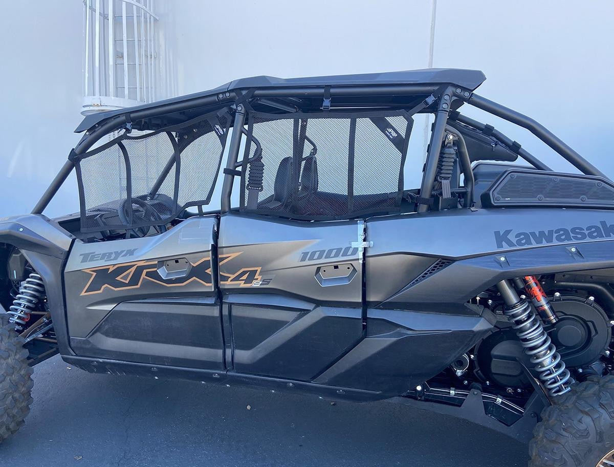 Mesh Window Net Set for Kawasaki KRX & KRX 4 (Front) - 3 Star UTV