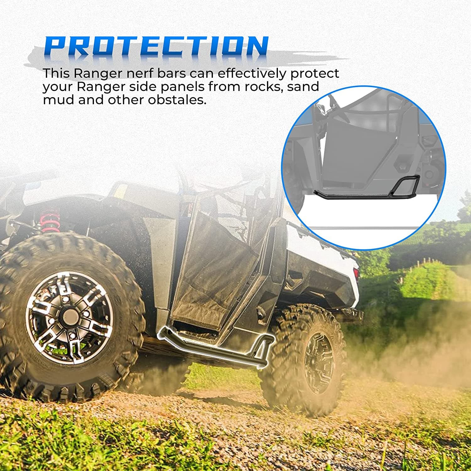 Nerf Bars for Ranger XP 1000 2018 - 2024 - 3 Star UTV
