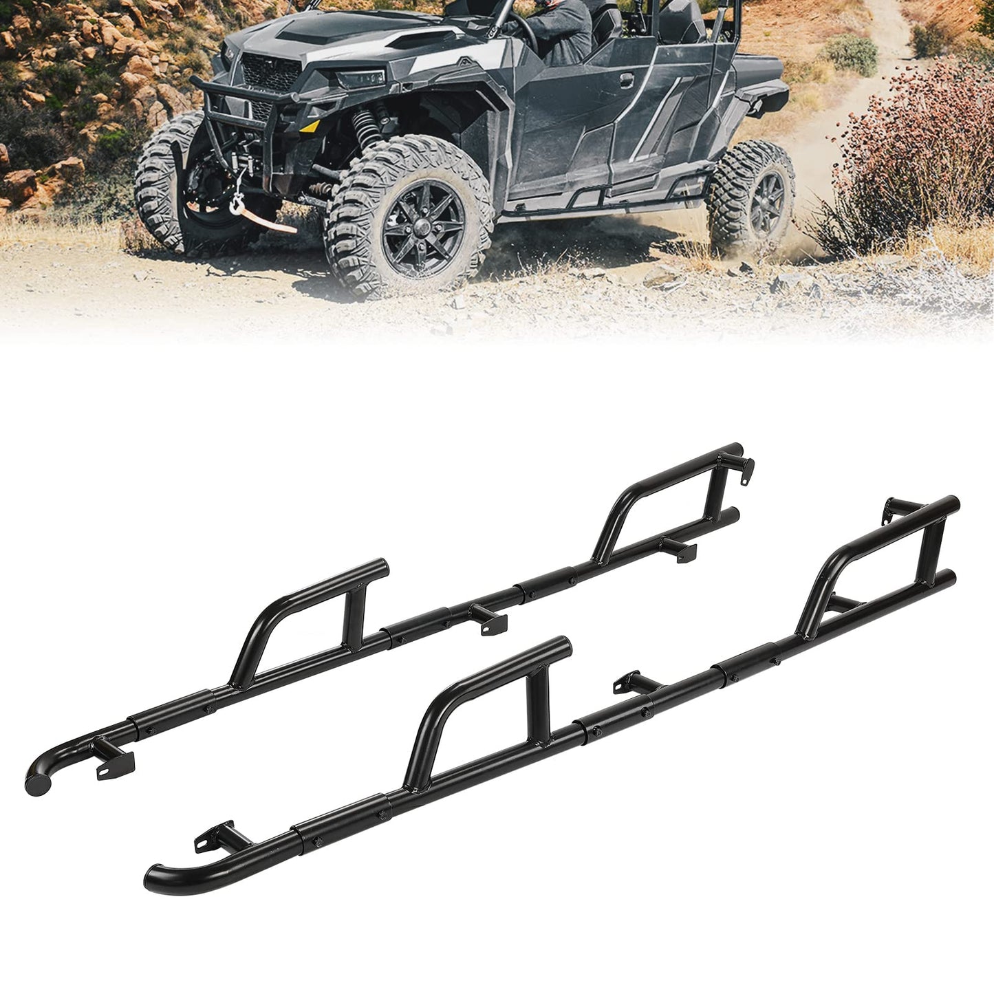 Nerf Bars Rock Sliders for Polaris General XP 4 1000 - 3 Star UTV