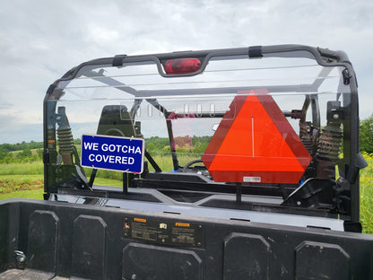 New Holland 850 Crew - Polycarbonate Rear Windshield - 3 Star UTV