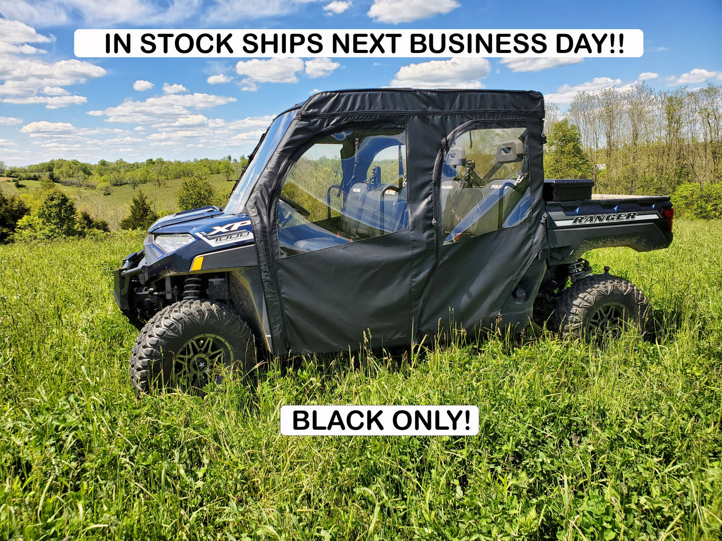 Polaris Ranger Crew 1000 - Soft Doors - 3 Star UTV