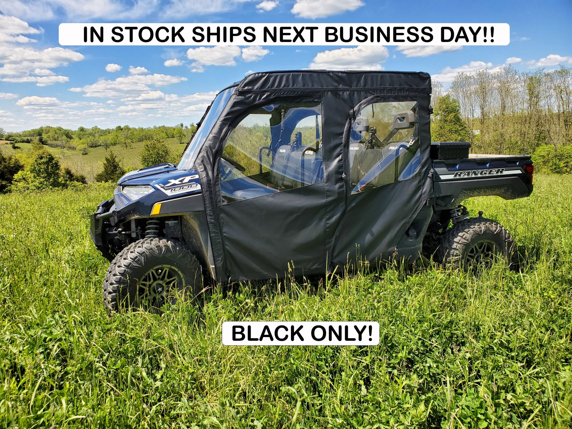 Polaris Ranger Crew 1000 - Soft Doors - 3 Star UTV