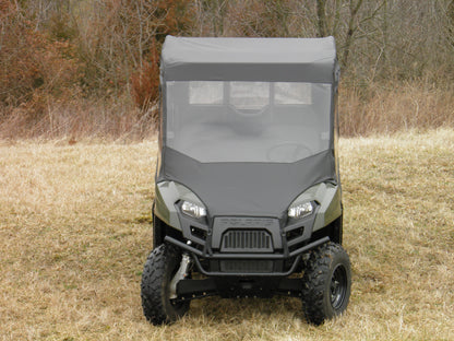 Polaris Ranger Crew 570 Mid Size - 4 Passenger - CAMO Full Cab Enclosure with Vinyl Windshield - 3 Star UTV