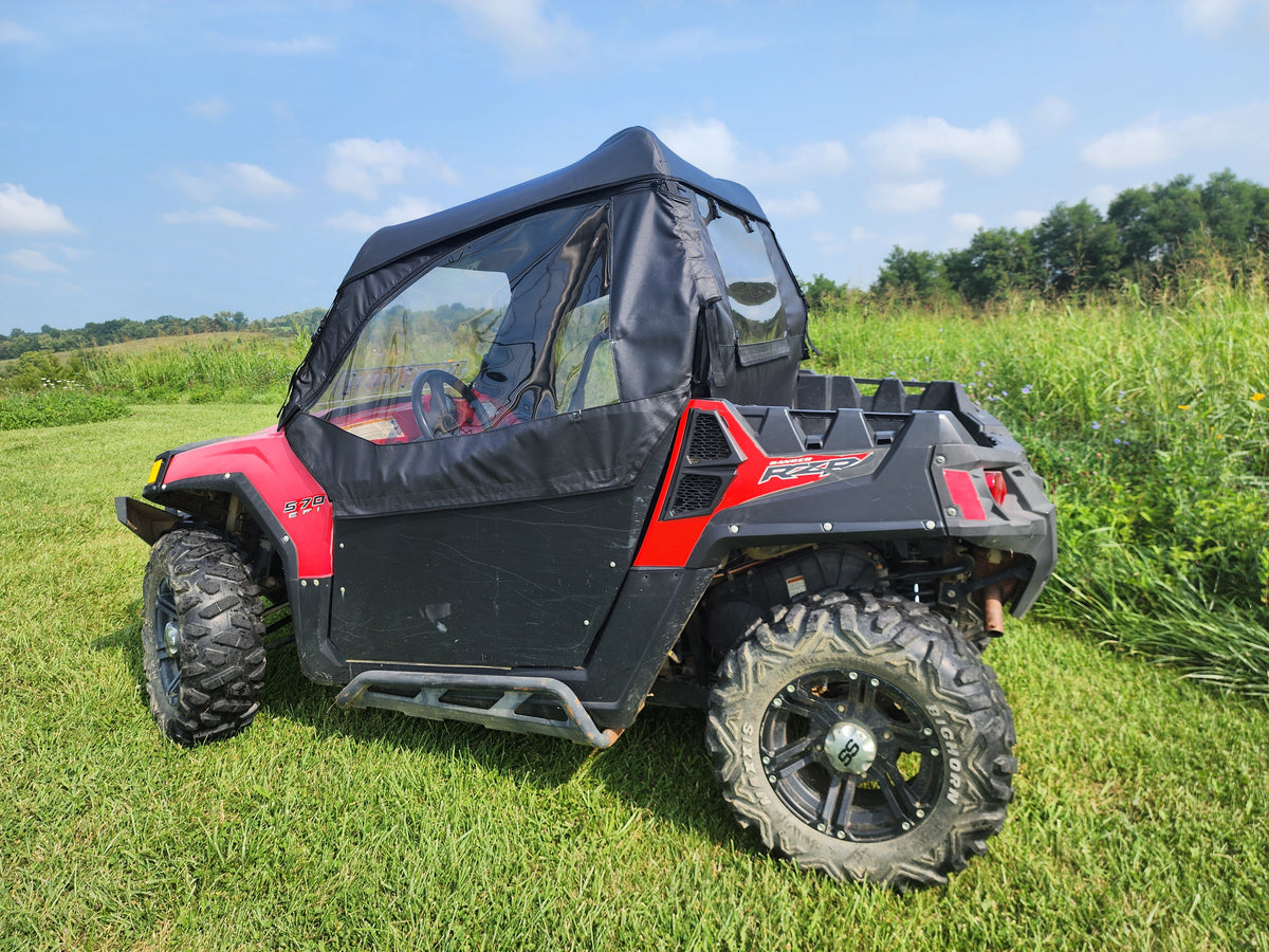 Polaris RZR 570/800/900 - Full Cab Enclosure for Hard Windshield (Half Doors) - 3 Star UTV