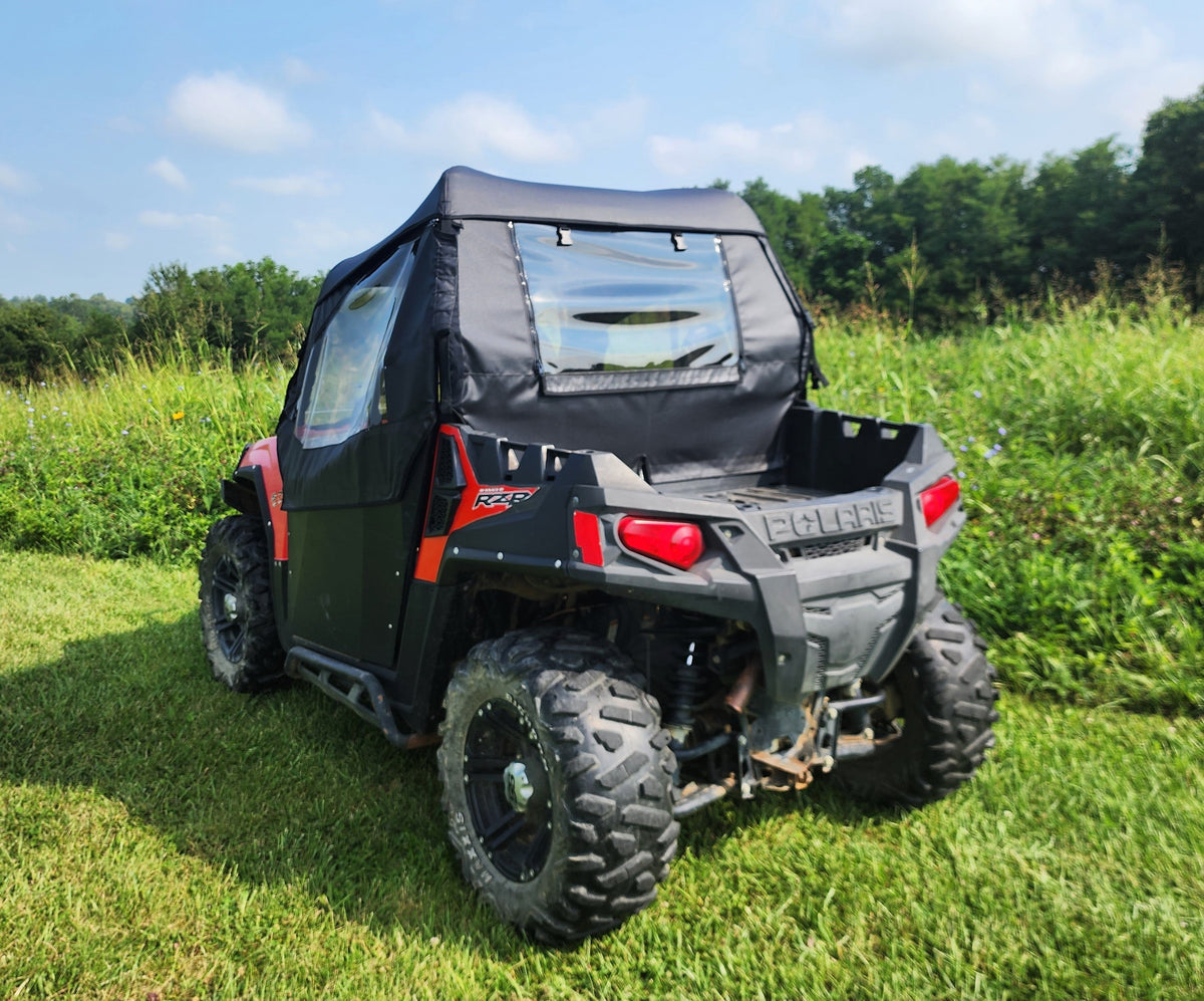 Polaris RZR 570/800/900 - Full Cab Enclosure for Hard Windshield (Half Doors) - 3 Star UTV