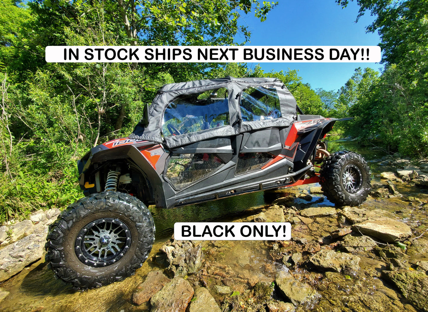 Polaris RZR XP 4 1000/XP 4 - Soft Upper Doors - 3 Star UTV