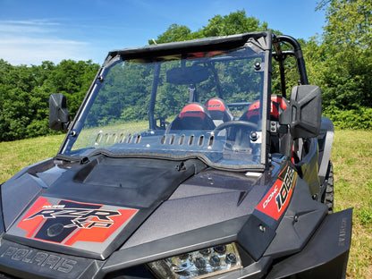 Polaris RZR XP 4 1000/XP 4 Turbo - 1 Pc Windshield w/Clamp and Vent Options - 3 Star UTV