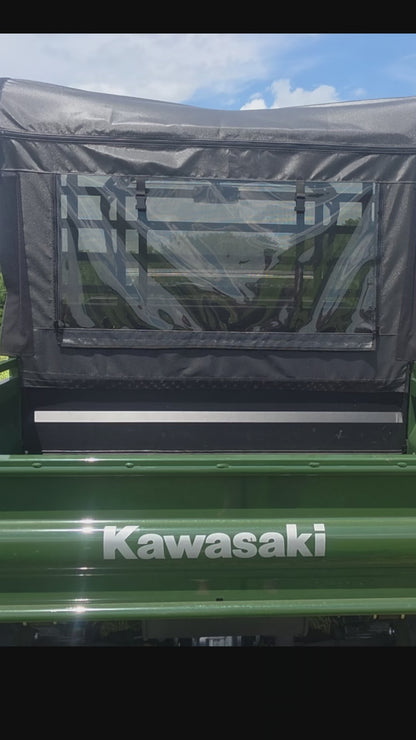 Kawasaki Mule 4000/4010 Trans - Soft Back Panel with Mesh/Vinyl Window